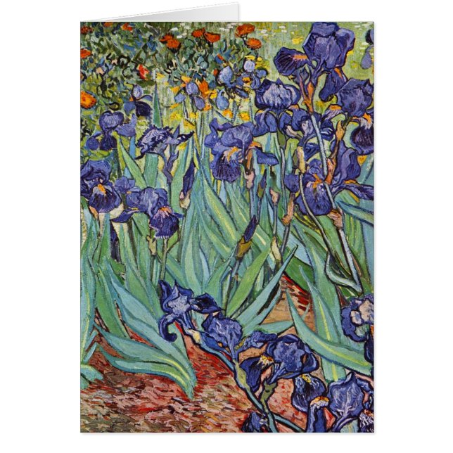 Van Gogh Irises Impressionist Painting (Vorne)