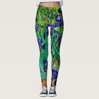 Van Gogh Irises in St. Remy Leggings