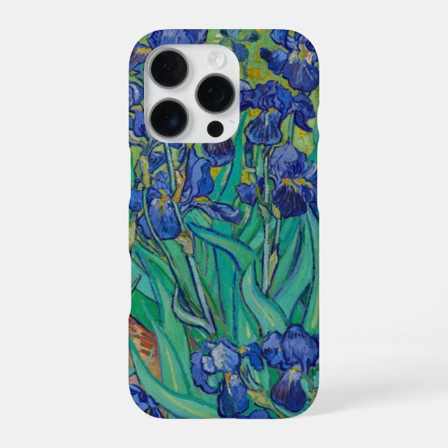 Van Gogh Irises iPhone 16 Pro Hülle (Rückseite)
