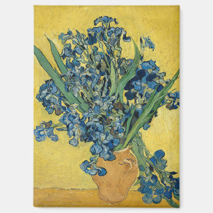 Van Gogh Irises - Kräftige blaue und gelbe Kunst Magnet