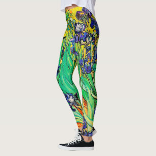 Van Gogh Irises/Lila/St. Remy Leggings