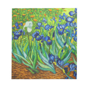 Van Gogh Irises Notizblock