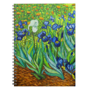 Van Gogh Irises Notizblock