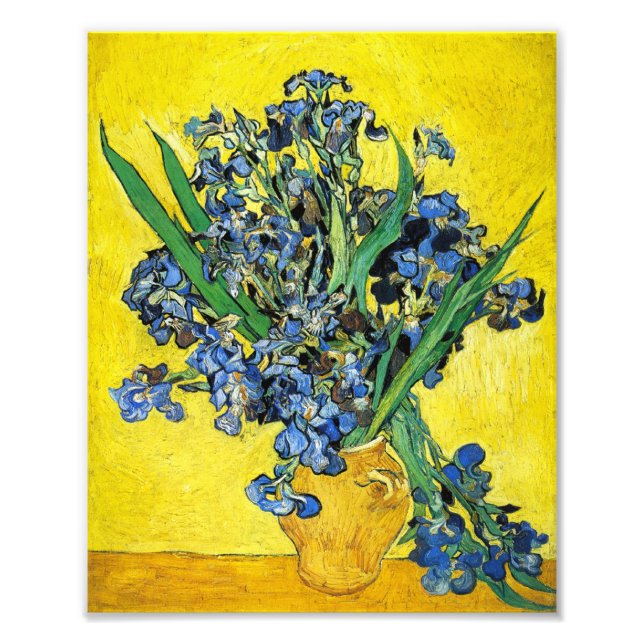 Van Gogh Irises Print Fotodruck (Vorne)