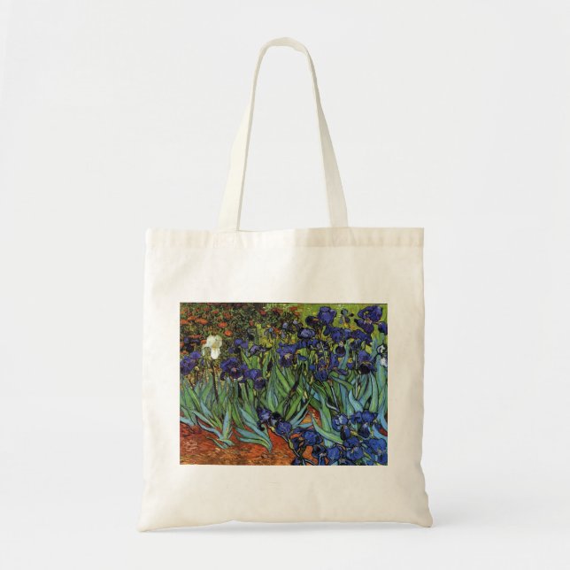 Van Gogh Irises Taschen-Tasche Tragetasche (Vorne)