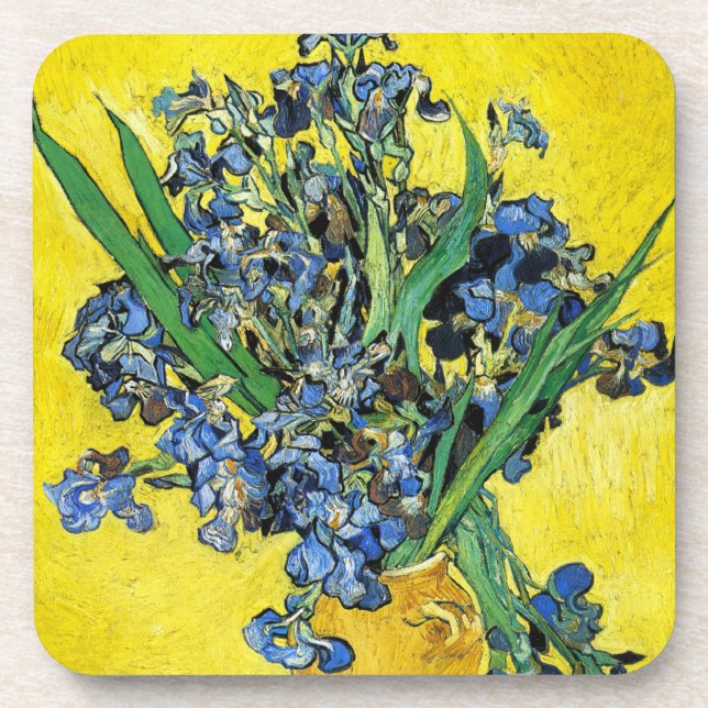 Van Gogh Irises Untersetzer (Vorderseite)