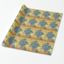 Van Gogh Irises Vase Blume Still Life Berühmte Kun Geschenkpapier