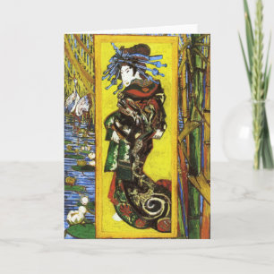 Van Gogh Japonaiserie Oiran Carte de voeux