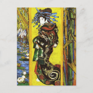 Van Gogh Japonaiserie Oiran Carte postale