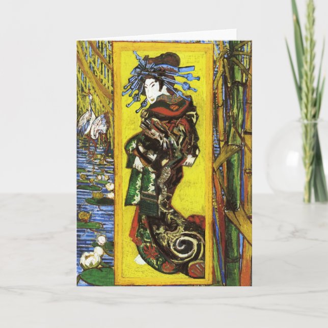 Van Gogh Japonaiserie Oiran Grußkarte Karte (Vorderseite)