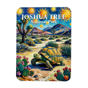 Van Gogh Joshua Tree Wildlife Schildkröte Farbige Magnet