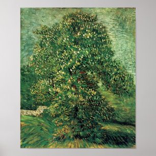 Van Gogh - Kastanienbaum in Blossom Poster