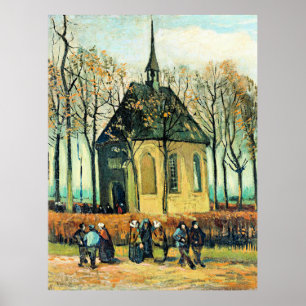 Van Gogh - Kongregation, Reformierte Kirche Poster