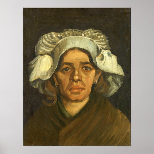 Van Gogh - Kopf einer Frau Poster