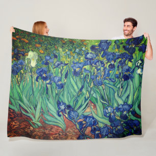 Van Gogh Kunst Irises Fleecedecke