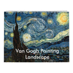 Van Gogh Kunstkunst Landschaft Kunst Kunst Kalender