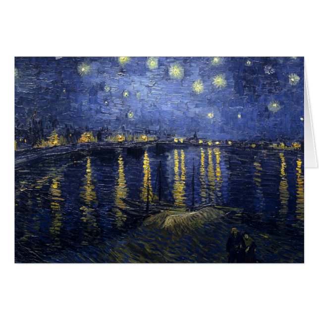 Van Gogh : La Nuit étoilée, 1888 (Devant horizontal)