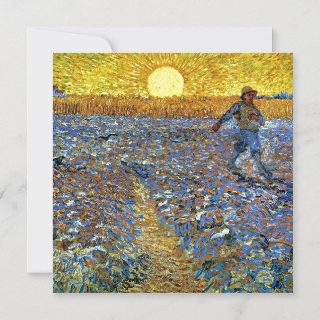 Van Gogh - La tour, célèbre peinture, carte (Devant)