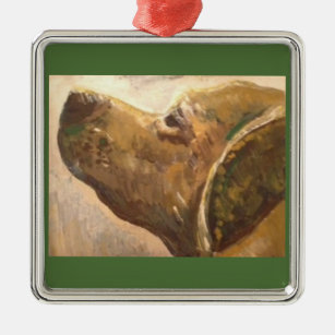 Van Gogh Labrador Dog Painting Ornament Aus Metall