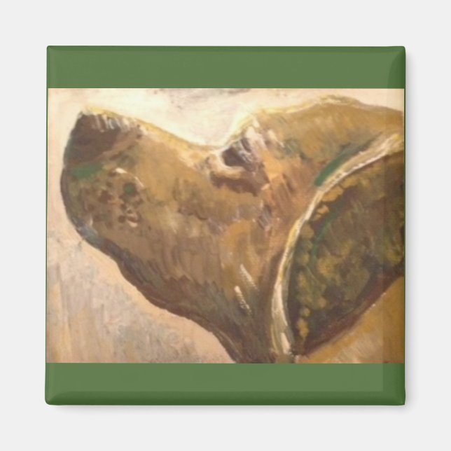 Van Gogh Labrador Painting Magnet (Vorne)