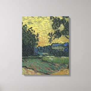 Van Gogh Landscape bei Twilight Leinwanddruck