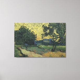 Van Gogh Landscape bei Twilight Leinwanddruck