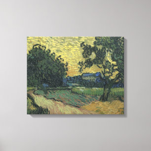 Van Gogh Landscape bei Twilight Leinwanddruck