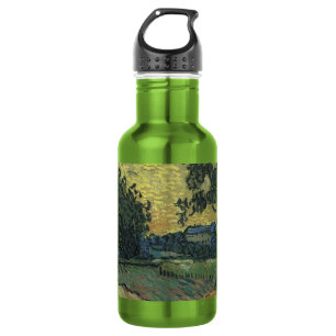 Van Gogh Landscape bei Twilight Trinkflasche