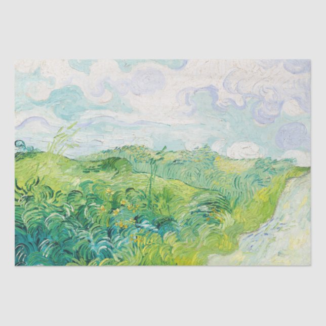 Van Gogh Landscape Decoupage Wrap Tissue Paper Seidenpapier (Vorderseite)
