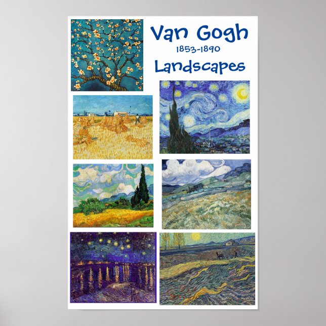 Van Gogh, Landscapes, Poster (Vorne)