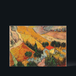 Van Gogh - Landschaft mit Häusern Karte<br><div class="desc">Landschaft mit Häusern und Plowman,  berühmtes Gemälde von Vincent van Gogh</div>