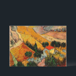 Van Gogh - Landschaft mit Häusern Karte<br><div class="desc">Landschaft mit Häusern und Plowman,  berühmtes Gemälde von Vincent van Gogh</div>