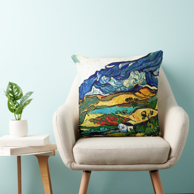 Van Gogh - Les Alpilles Bergwelt Landschaft Kissen (Stuhl )