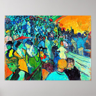 Van Gogh - Les Arenes, berühmtes Gemälde Poster
