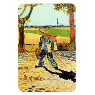 Van Gogh: Maler auf seiner Weise zu arbeiten Magnet
