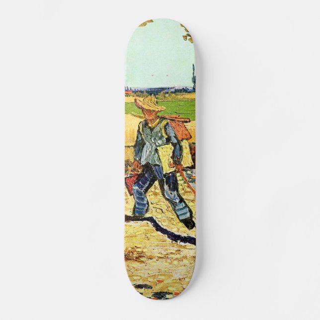 Van Gogh: Maler auf seiner Weise zu arbeiten Skateboard (Vorderseite)