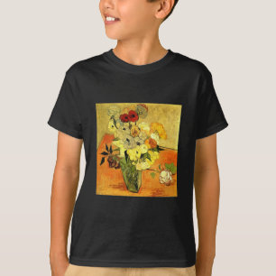 Van Gogh malt launische Blüten Blumen Reben T-Shirt