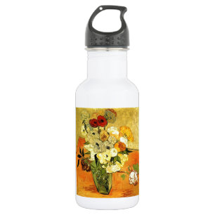 Van Gogh malt launische Blüten Blumen Reben Trinkflasche