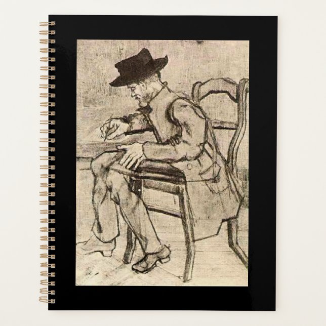 Van Gogh - Man Writing, Facing Links, Planer (Vorderseite)