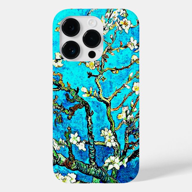 Van Gogh - Mandelblüten, berühmtes Gemälde, Case-Mate iPhone 14 Pro Hülle (Rückseite)