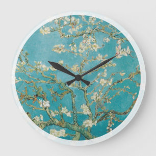 Van Gogh Mandelblüten Große Wanduhr