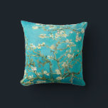 VAN GOGH - Mandelblüten Kissen<br><div class="desc">"van gogh vincent",  "Mandelblüten",  Blume,  "berühmtes Gemälde",  Vintag,  "Fine Art",  floral,  blau,  vangogh</div>