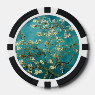 Van Gogh Mandelblüten Klassischer Impressionismus Pokerchips