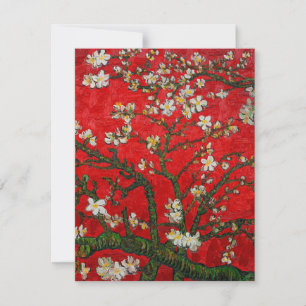 Van Gogh Mandelblüten Rote Karte