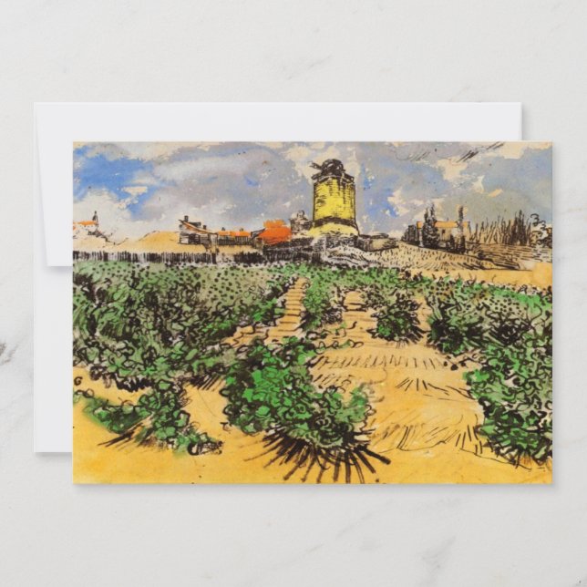 Van Gogh Mill von Alphonse Daudet bei Fontevielle (Vorderseite)