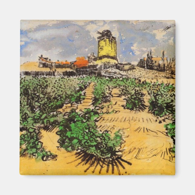 Van Gogh Mill von Alphonse Daudet bei Fontevielle Magnet (Vorne)