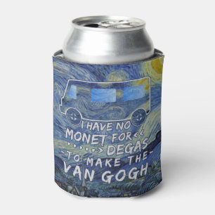 Van Gogh Monet entgasen lustiges Dosenkühler