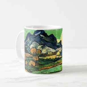 Van Gogh - Mont Gaussier mit Mas de Saint-Paul Kaffeetasse