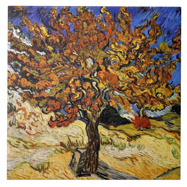 Van Gogh - Mulberry Tree Fliese (Vorderseite)