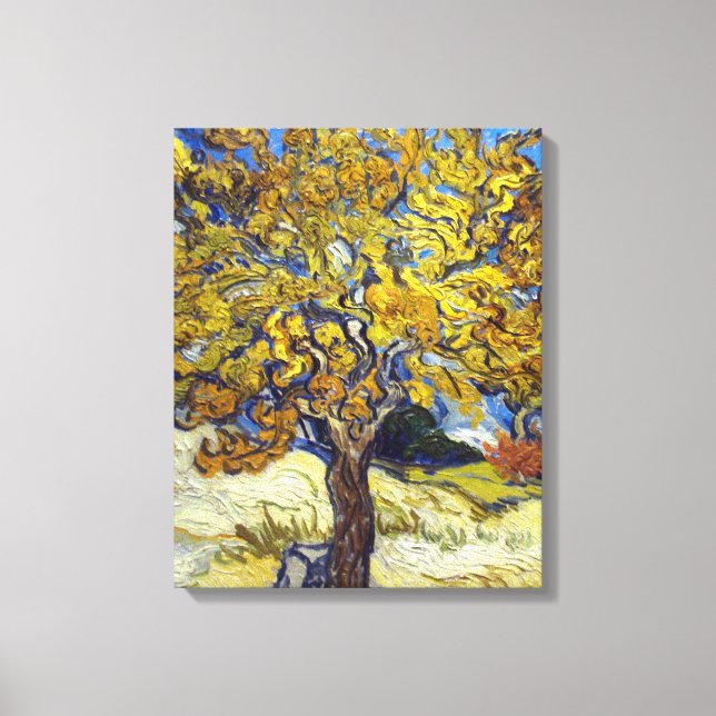 Van Gogh Mulberry Tree Masterpiece Art Leinwanddruck (Vorderseite)